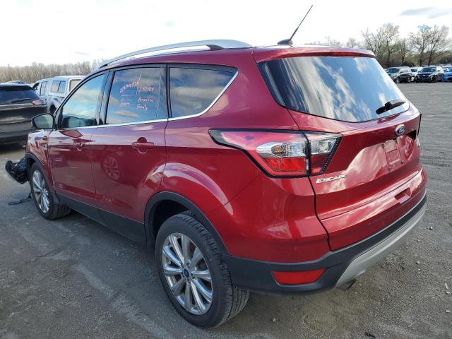 1FMCU9JD2HUF03326 - 2017 FORD ESCAPE TITANIUM RED photo 2