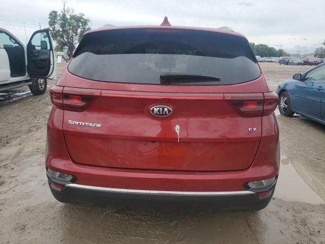 KNDPN3ACXL7758790 - 2020 KIA SPORTAGE EX RED photo 6