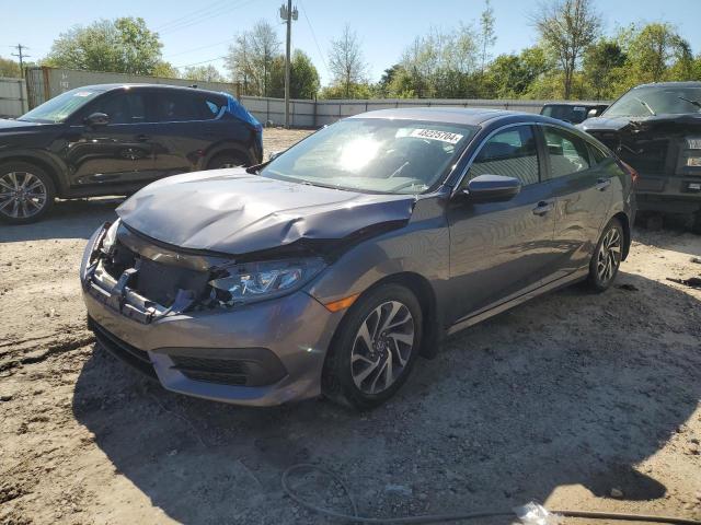 19XFC2F7XHE070724 - 2017 HONDA CIVIC EX GRAY photo 1