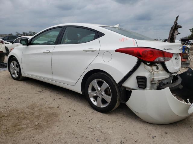 5NPDH4AE1DH388747 - 2013 HYUNDAI ELANTRA GLS WHITE photo 2