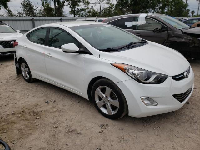 5NPDH4AE1DH388747 - 2013 HYUNDAI ELANTRA GLS WHITE photo 4