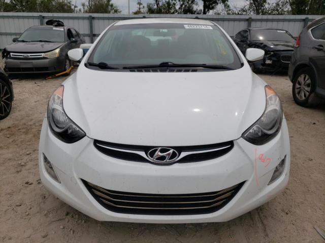 5NPDH4AE1DH388747 - 2013 HYUNDAI ELANTRA GLS WHITE photo 5