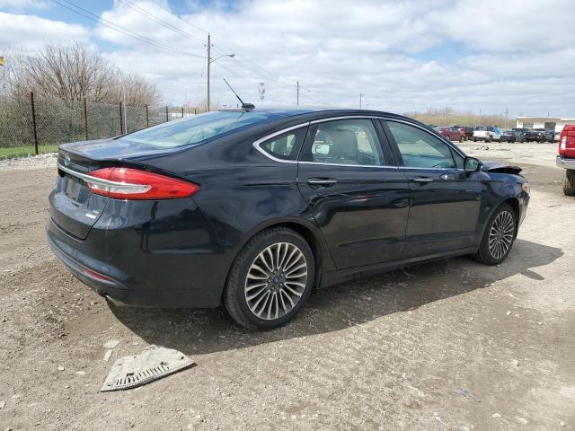 3FA6P0HD1HR176957 - 2017 FORD FUSION SE BLACK photo 3