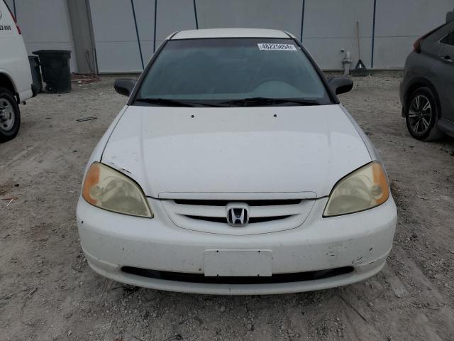 1HGEM22541L107035 - 2001 HONDA CIVIC LX WHITE photo 5