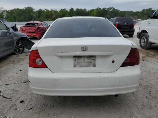 1HGEM22541L107035 - 2001 HONDA CIVIC LX WHITE photo 6