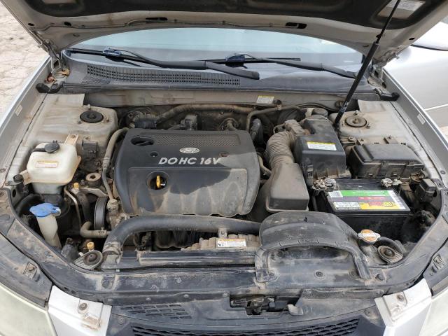 5NPET46C98H380623 - 2008 HYUNDAI SONATA GLS SILVER photo 11