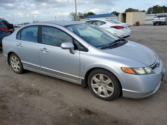 1HGFA16586L095657 - 2006 HONDA CIVIC LX SILVER photo 4