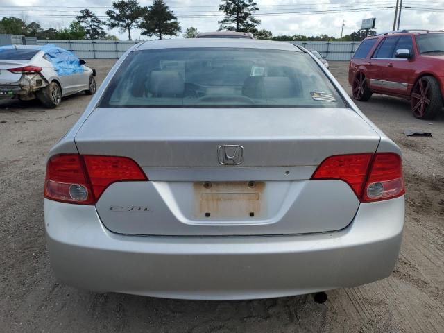 1HGFA16586L095657 - 2006 HONDA CIVIC LX SILVER photo 6