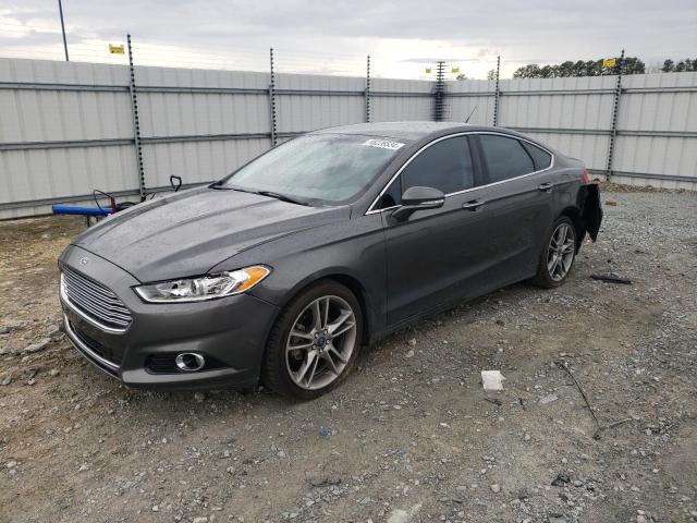 3FA6P0K97FR218565 - 2015 FORD FUSION TITANIUM GRAY photo 1