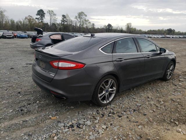 3FA6P0K97FR218565 - 2015 FORD FUSION TITANIUM GRAY photo 3