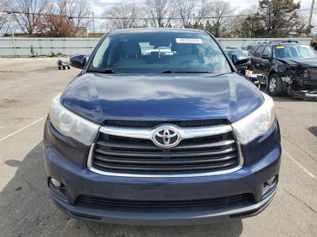 5TDZKRFH4FS064986 - 2015 TOYOTA HIGHLANDER LE BLUE photo 5