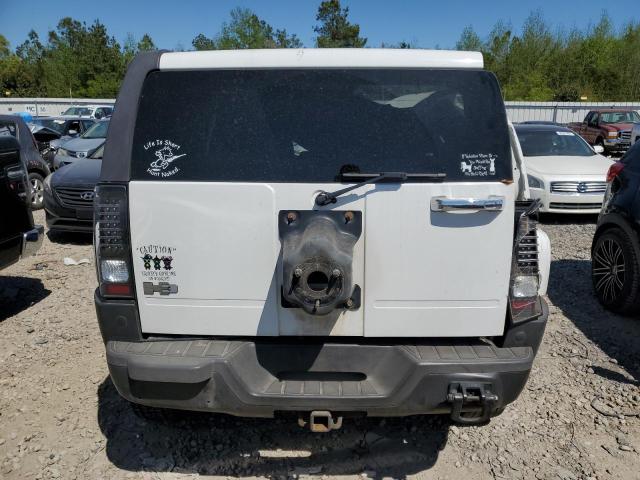 5GTDN136868320243 - 2006 HUMMER H3 WHITE photo 6