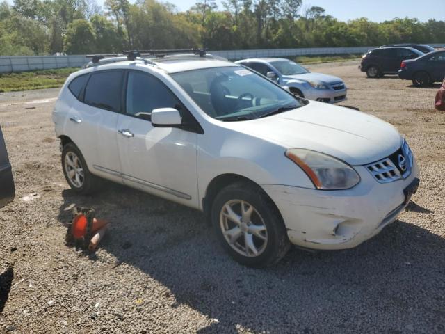 JN8AS5MV4BW287641 - 2011 NISSAN ROGUE S WHITE photo 4