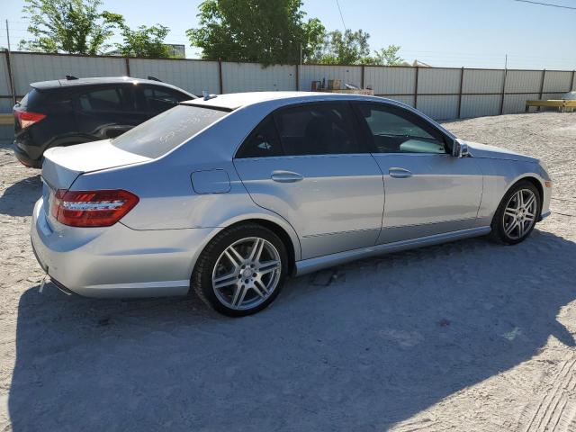 WDDHF7CB3AA196170 - 2010 MERCEDES-BENZ E 550 SILVER photo 3