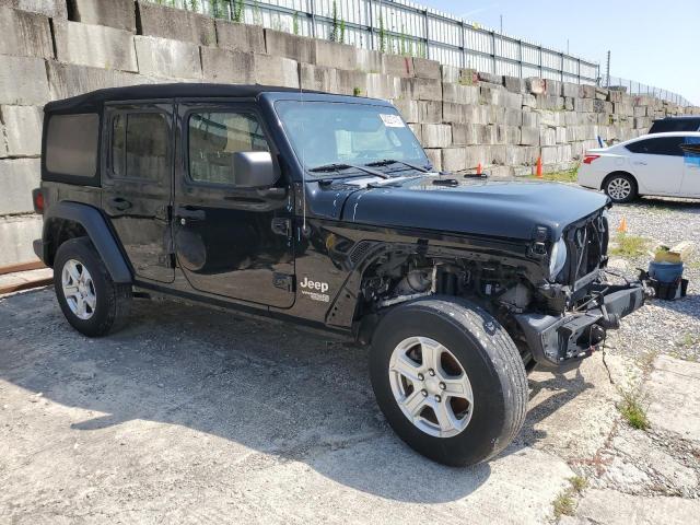 1C4HJXDG5KW614137 - 2019 JEEP WRANGLER U SPORT أسود صورة 4