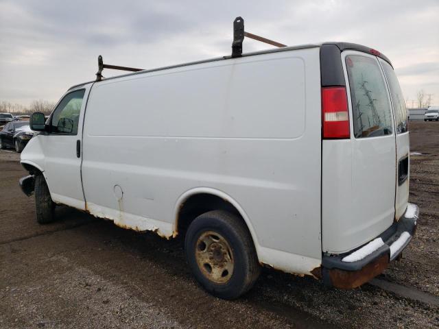 1GCGG25C481118129 - 2008 CHEVROLET EXPRESS G2 WHITE photo 2