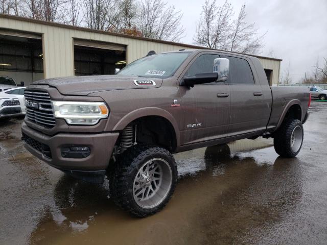 3C63R3ML2KG537113 - 2019 RAM 3500 LARAMIE BROWN photo 1