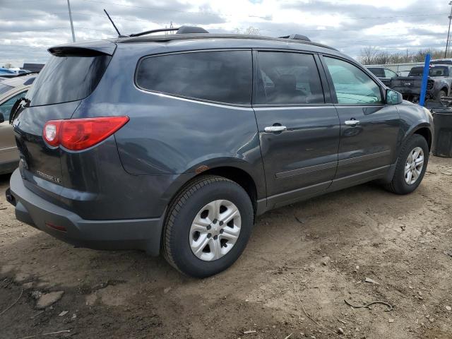 1GNKRFED8CJ262495 - 2012 CHEVROLET TRAVERSE LS GRAY photo 3