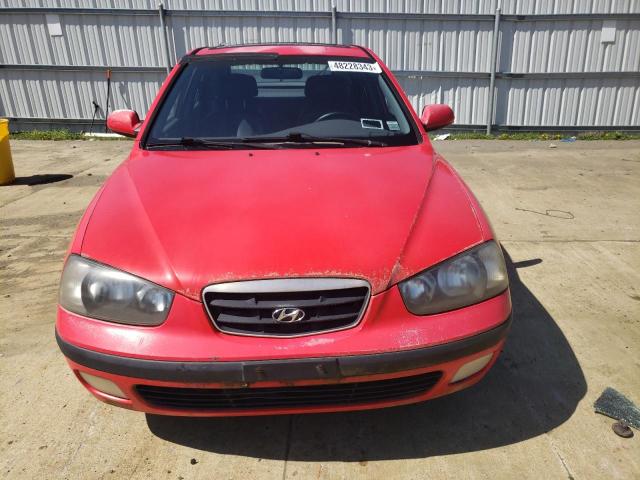 KMHDN55D42U034672 - 2002 HYUNDAI ELANTRA GLS RED photo 5