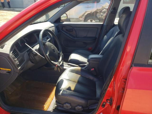 KMHDN55D42U034672 - 2002 HYUNDAI ELANTRA GLS RED photo 7