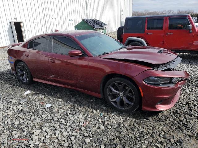 2C3CDXHG3KH597000 - 2019 DODGE CHARGER GT BURGUNDY photo 4