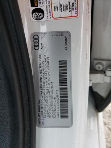 WAUHGAFC1DN059621 - 2013 AUDI A6 PRESTIGE 白色 照片 12