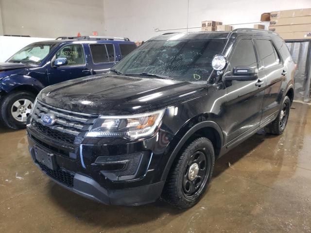 1FM5K8AR2HGD58100 - 2017 FORD EXPLORER POLICE INTERCEPTOR BLACK photo 1