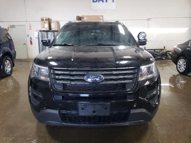 1FM5K8AR2HGD58100 - 2017 FORD EXPLORER POLICE INTERCEPTOR BLACK photo 5