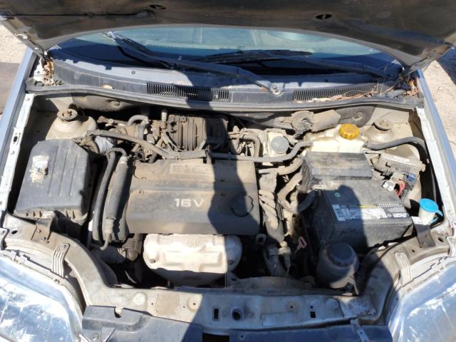 KL1TD56686B540341 - 2006 CHEVROLET AVEO BASE Gümüş foto 11