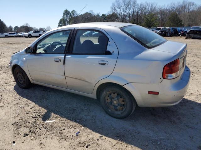 KL1TD56686B540341 - 2006 CHEVROLET AVEO BASE Gümüş foto 2