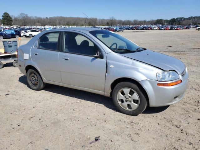KL1TD56686B540341 - 2006 CHEVROLET AVEO BASE Gümüş foto 4