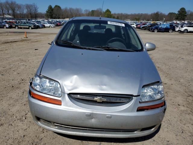 KL1TD56686B540341 - 2006 CHEVROLET AVEO BASE Gümüş foto 5