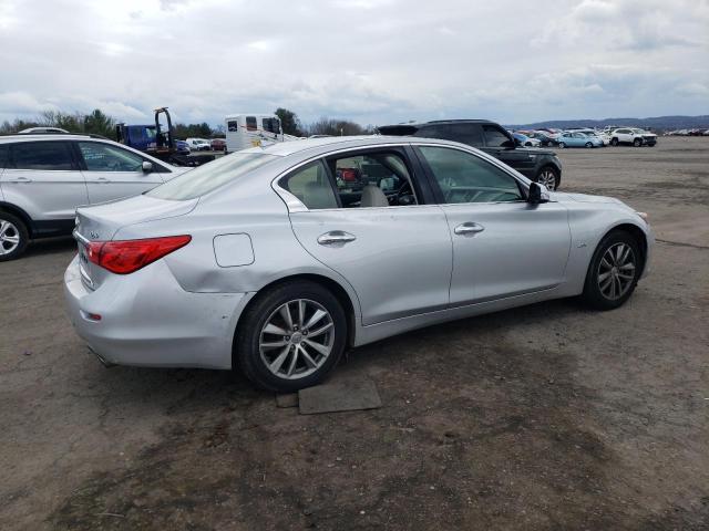 JN1CV7AP9GM202988 - 2016 INFINITI Q50 BASE SILVER photo 3