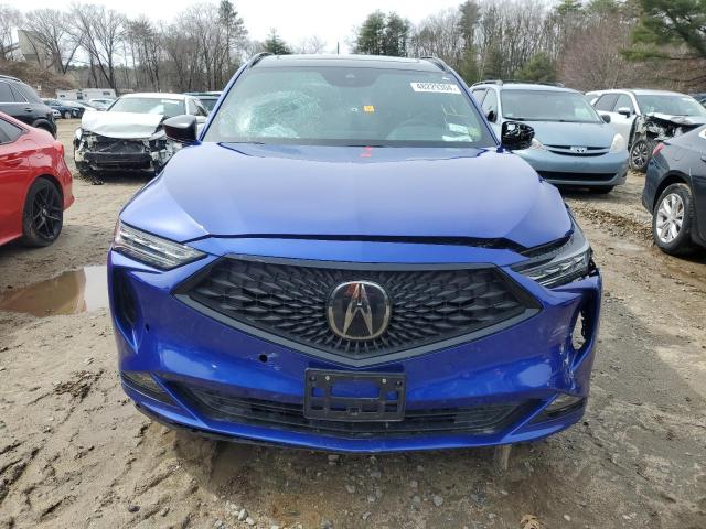 5J8YE1H05NL045960 - 2022 ACURA MDX A-SPEC BLUE photo 5