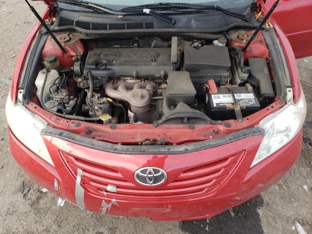 4T1BE46K77U087842 - 2007 TOYOTA CAMRY CE RED photo 11