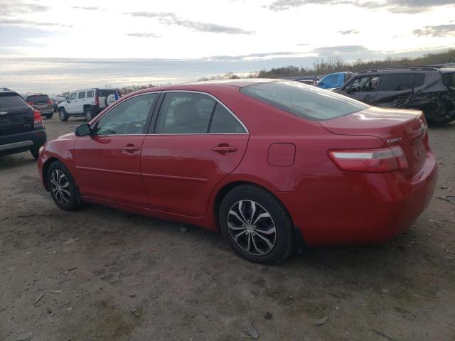 4T1BE46K77U087842 - 2007 TOYOTA CAMRY CE RED photo 2