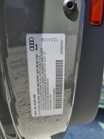 WAUW4GF58RN006622 - 2024 AUDI S5 PREMIUM PLUS GRAY photo 12