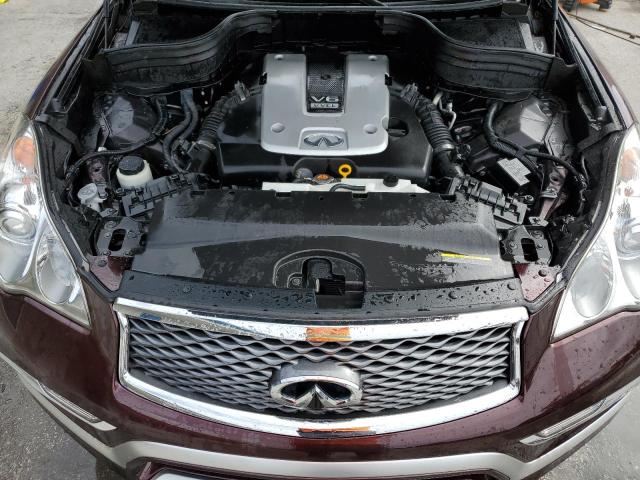 JN1BJ0RP9HM390254 - 2017 INFINITI QX50 MAROON photo 11