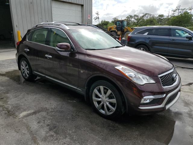 JN1BJ0RP9HM390254 - 2017 INFINITI QX50 MAROON photo 4