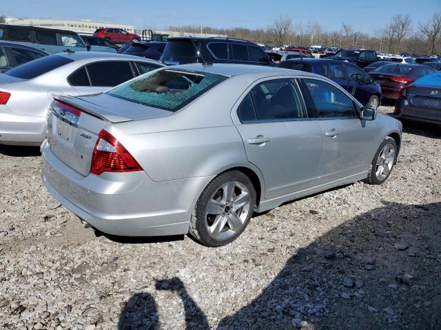 3FAHP0KC4AR181519 - 2010 FORD FUSION SPORT SILVER photo 3