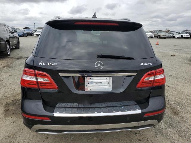 4JGDA5HB6CA068606 - 2012 MERCEDES-BENZ ML 350 4MATIC BLACK photo 6