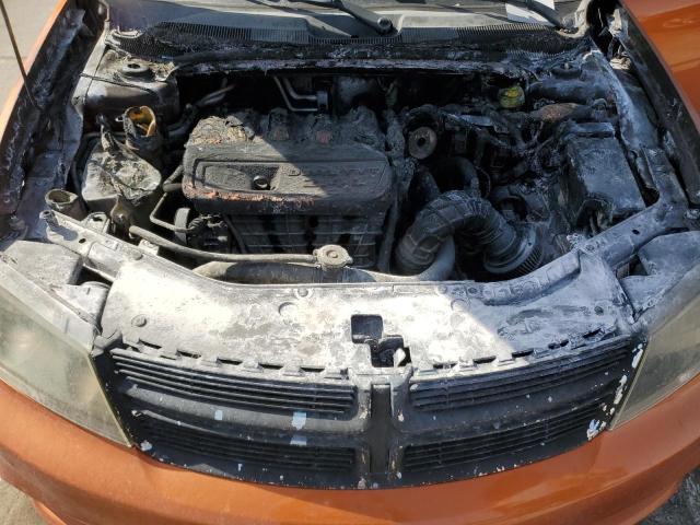 1B3BD4FB8BN616971 - 2011 DODGE AVENGER EXPRESS ORANGE photo 11