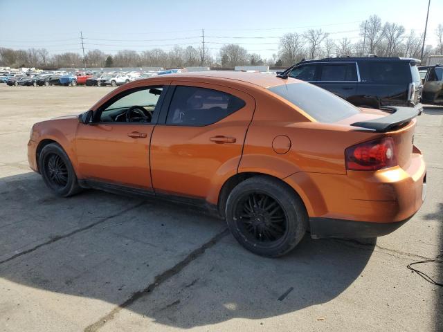 1B3BD4FB8BN616971 - 2011 DODGE AVENGER EXPRESS ORANGE photo 2