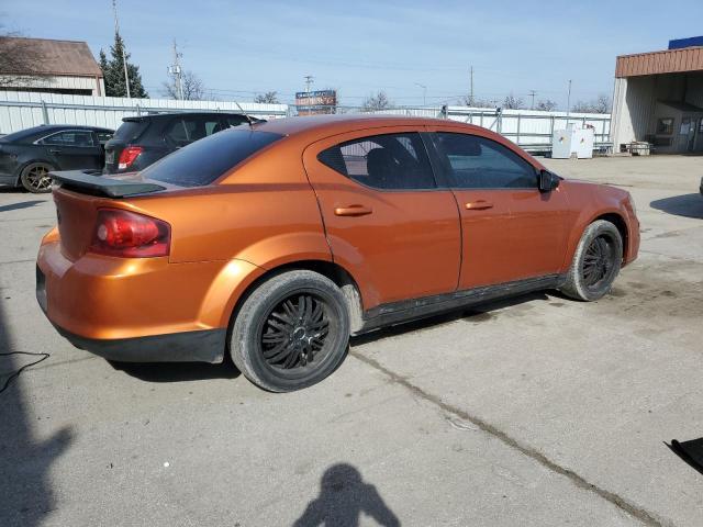 1B3BD4FB8BN616971 - 2011 DODGE AVENGER EXPRESS ORANGE photo 3