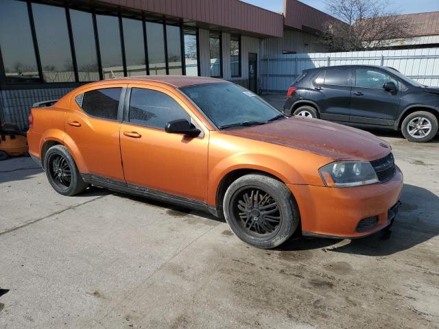 1B3BD4FB8BN616971 - 2011 DODGE AVENGER EXPRESS ORANGE photo 4