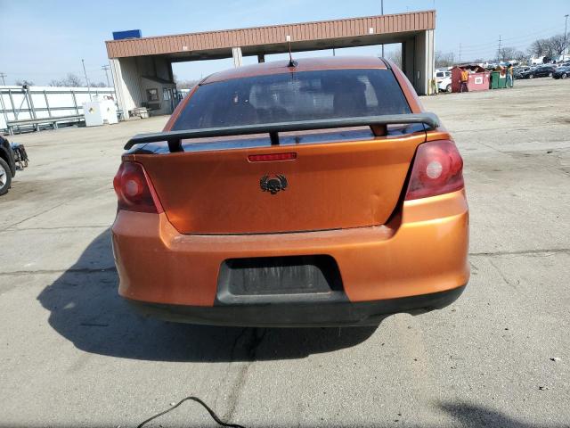 1B3BD4FB8BN616971 - 2011 DODGE AVENGER EXPRESS ORANGE photo 6