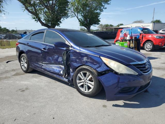 5NPEB4AC9CH476559 - 2012 HYUNDAI SONATA GLS BLUE photo 4