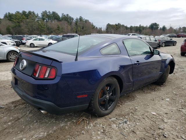 1ZVBP8AM4B5129740 - 2011 FORD MUSTANG BLUE photo 3