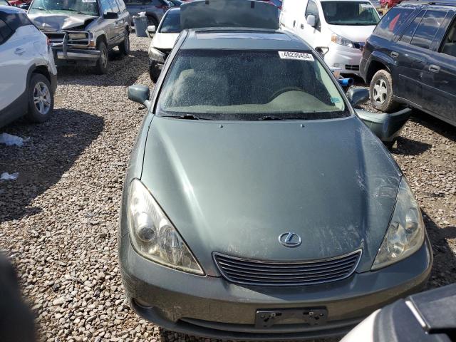 JTHBA30G865164000 - 2006 LEXUS ES 330 GREEN photo 5