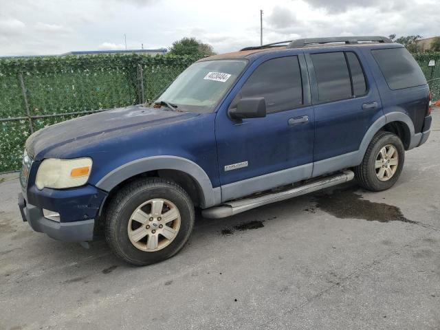 1FMEU63E56UB16179 - 2006 FORD EXPLORER XLT BLUE photo 1